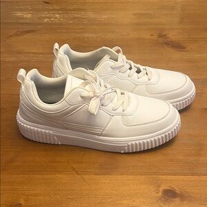 Men’s White Sneakers, UK 45
